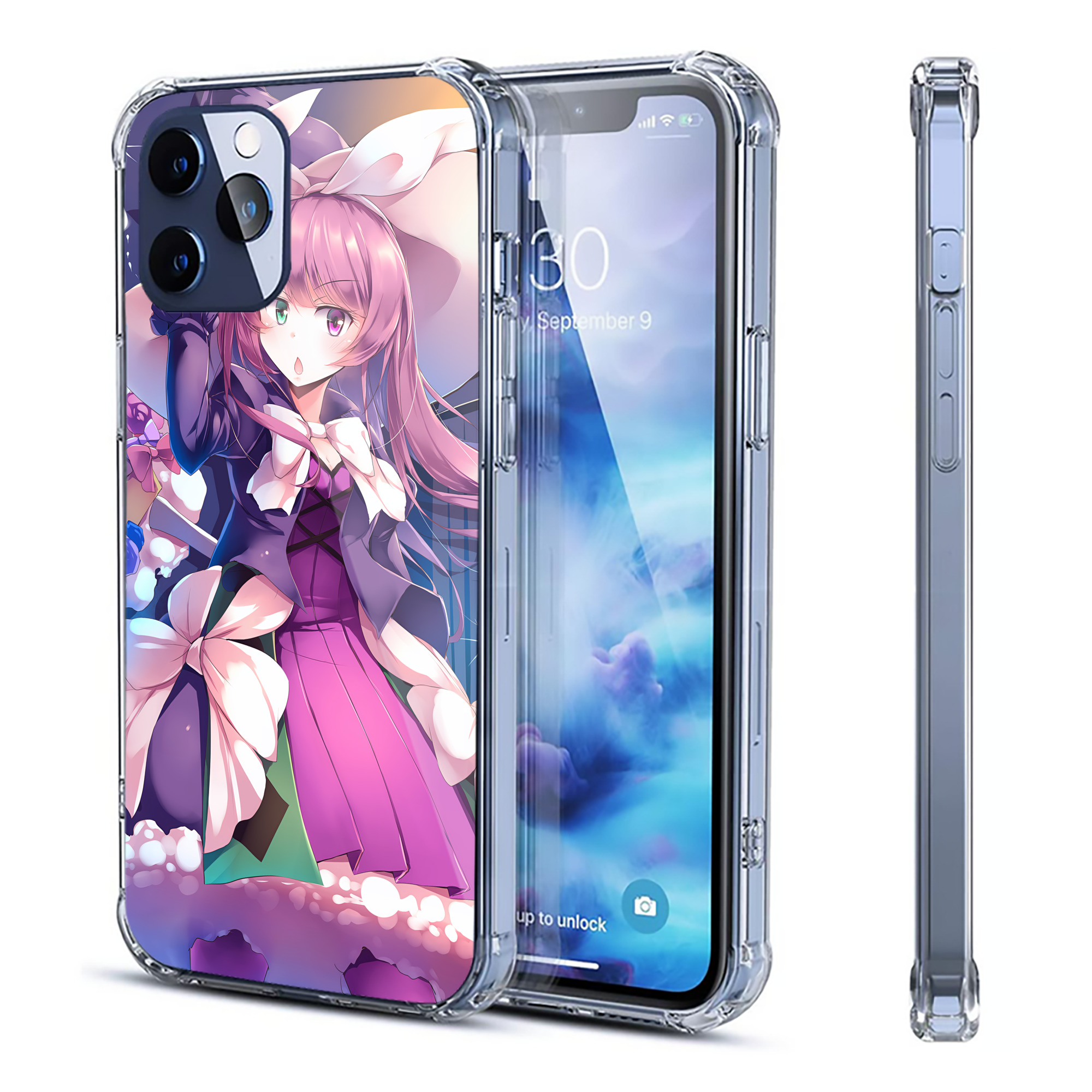 （画像用） 遊☆戯☆王 Yu-Gi-Oh! 【iPhone 12シリーズ対応】透明スマホケース（クリアソフトケース）
